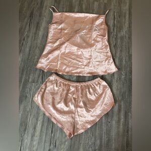 Silky Pink Sleepwear Set NWOT